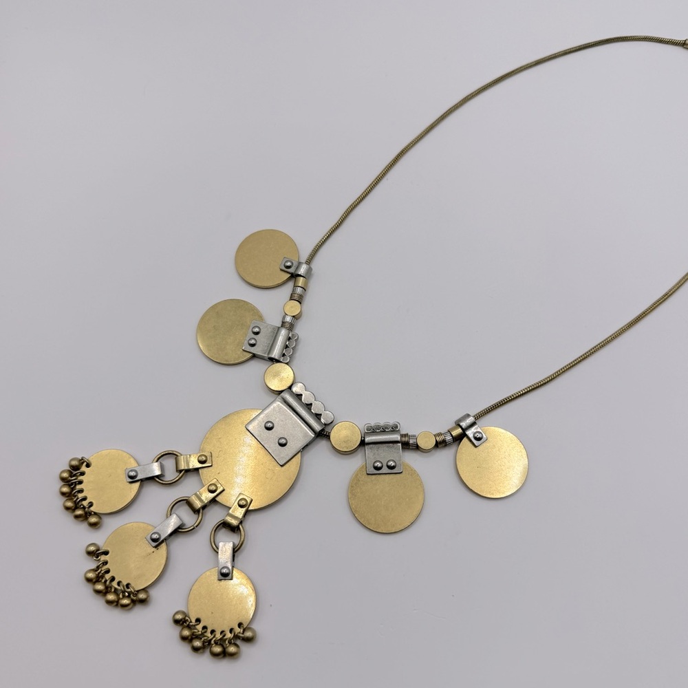 MADEWELL Mixed Metals Statement Necklace - Picture 6 of 12